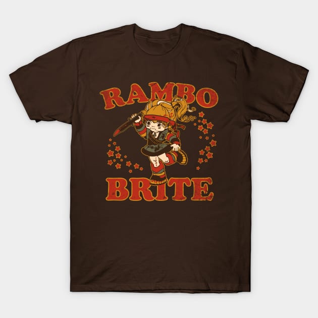 Rambo Brite T-Shirt by oneshoeoff